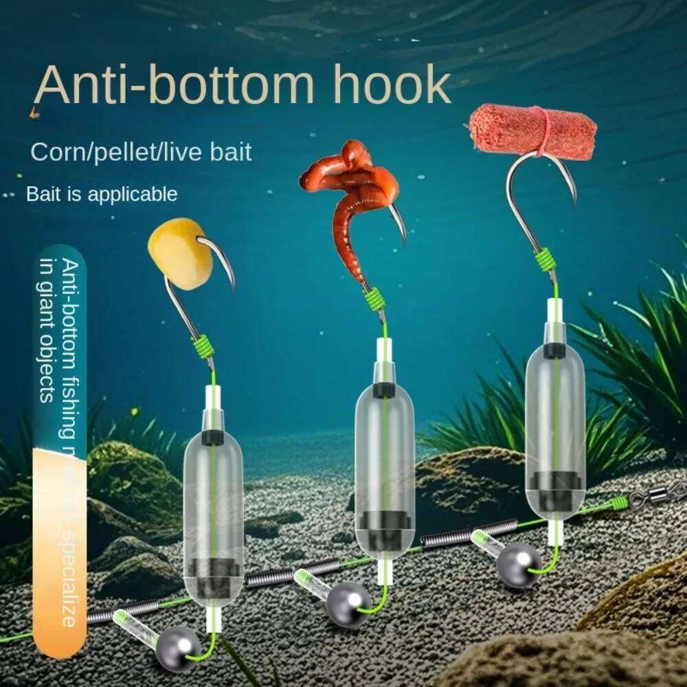 1pc 3 Hooks Hair barb Iseni hook Hook Ready-to-Use Size4#-11# Carp Rigs Fishing Lure Z260228