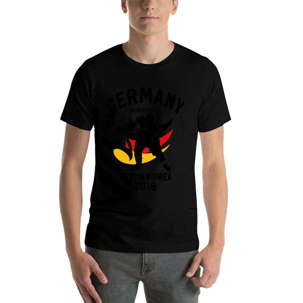 anime tshirt HOCKEY, ICE BY t shirts man GERMANY 2018 white for SILVER SUBGIRL pack T-Shirt MEDAL C260228 - view 4