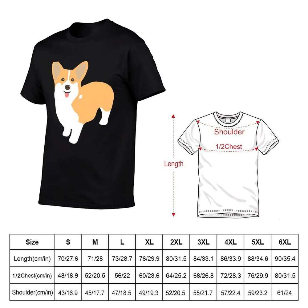 prints shirts with cotton T-Shirt essential shirt t man Adorable Corgi C260228 - view 3