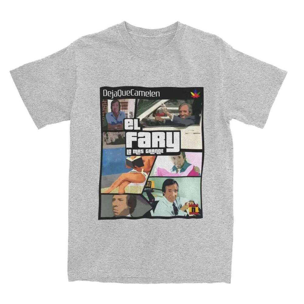 Streetwear Shirt El Fary T Shirts Spanish Leisure Tshirt for Adult Beach Y2K Basic Casual Short Sleeve Clothes C260228 - view 3