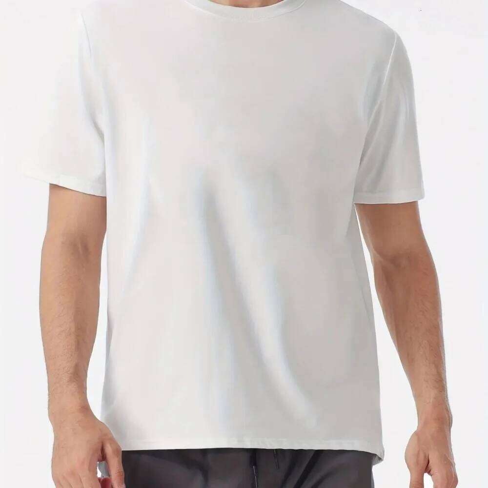 Summer Men's Letter Printed Pattern Fashionable Breathable Round Neck Thsirt Outdoor Leisure Sports Hiking Top C260228 - view 7