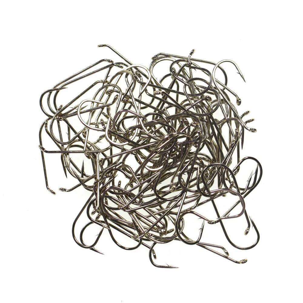 ICERIO 100PCS 200PCS Standard With Barb Nymph Dry Wet Fly Tying Hook 8#~22# Z260228