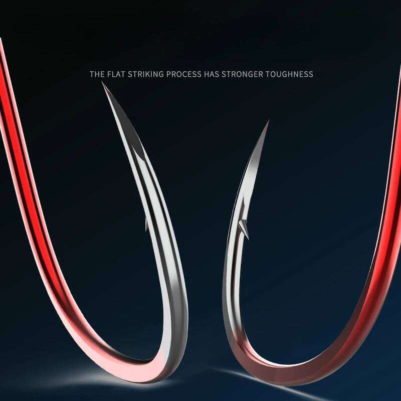 Sea Yolo 50Pcs/Box 1#-13# High Carbon Steel With Sharp Barbed Hooks Fishing Goods Japan Fishhook Single Jig Hook Z260228