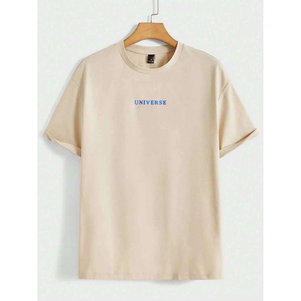 Believe In Yourself Universe Funny Graphic Men Tshirts Cotton Casual Short Sleeve Fashion Breathable Loose Oversized T-Shirt C260228 - view 3