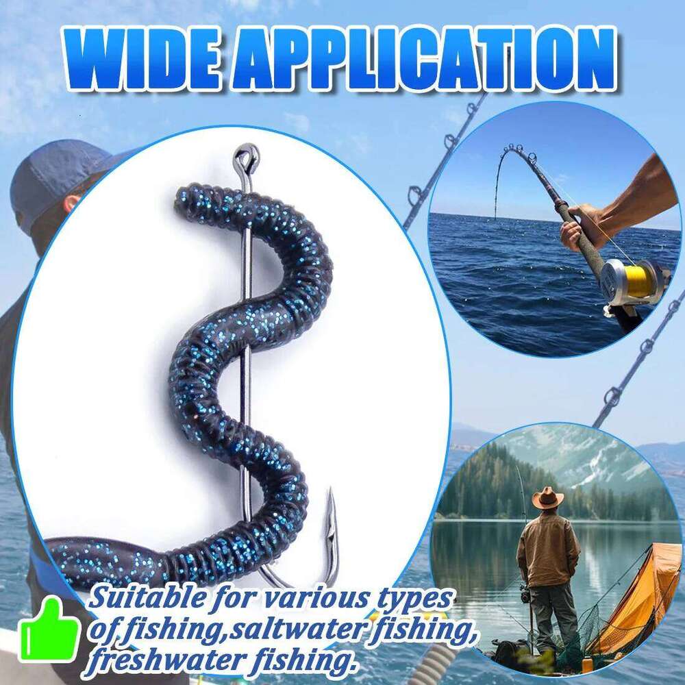 FishTrip Aberdeen Hooks 50-200pcs Long Shank Barbed Sea Fishing High Carbon Steel Carp Jig Worm Hook Freshwater Z260228