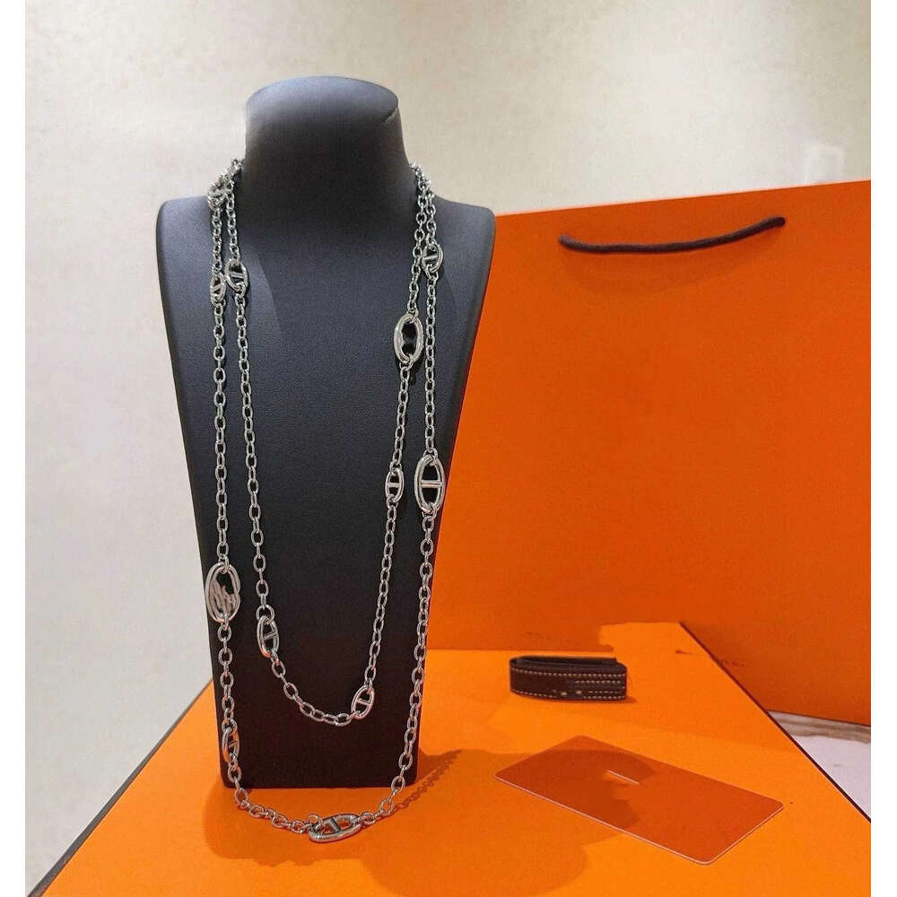 Pendant Necklaces womens Designer necklaces for luxurious Pendants jewelry fashion high-end S925 silver H Brand bag with full diamonds necklace