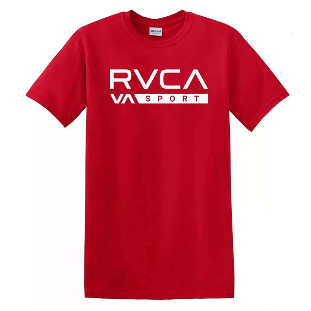 American Shirt RVCA Logo T-shirt Summer New Retro Fashion Men's and Women's Tops C260228 - view 4