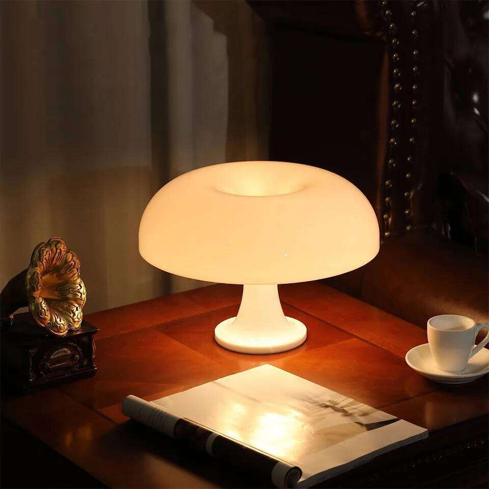 Mushroom Table Lamp PC 3 Modes Wire Controlled Switch LED Light Source Modern Lighting Atmosphere Decorate Night Lights Z260227