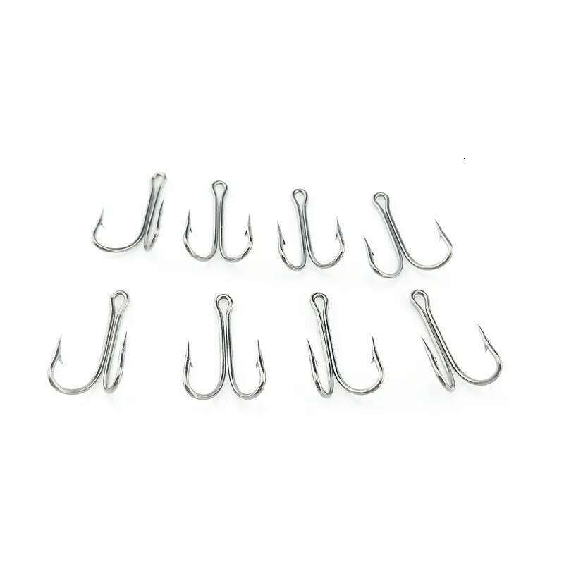 5 or10pcs/Lot Double Fishing Carbon Steel Durable Use Fly Tying Long High Fish Hook For Soft Lure Jig Bass Accessories Z260228