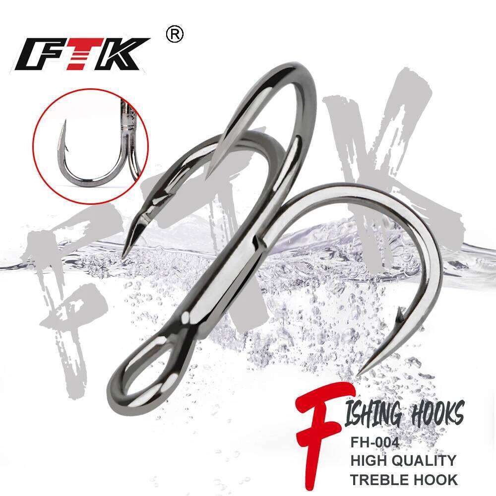 FTK Fishing Baitholder Wobblers Gig Fly Tying Treble Hook Bass Lure Holder Set Saltwater Needle Minnow 15pcs/20pcs Z260228