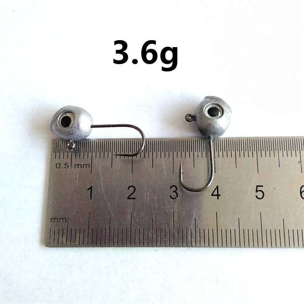 Swolfy 20pcs New Ajing Hooks With Eyes Jig Head Rockfish Lure Bait Fishing Accessories Z260228