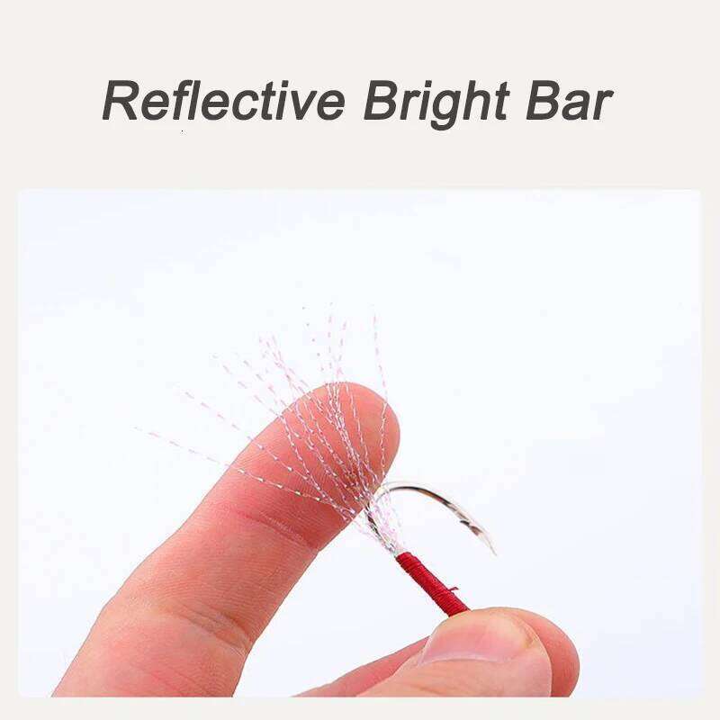 20pcs/bag Cast Jigs Assist Hook Slow Jigging Spoon Barbed Single Hooks Pesca High Carbon Steel Lure Fishing Tackle Z260228