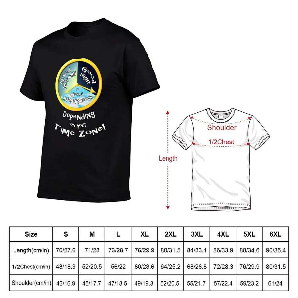 Depending on your Time Zone! T-Shirt shirt designer g man for men funny t shirts cotton T-shirt C260228 - view 6