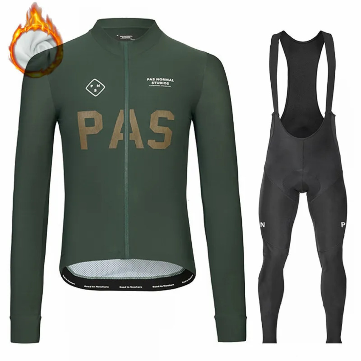 2026 New Soccer Mens Winter Thermal Fleece Jersey Set Outdoor - Football Pas No…