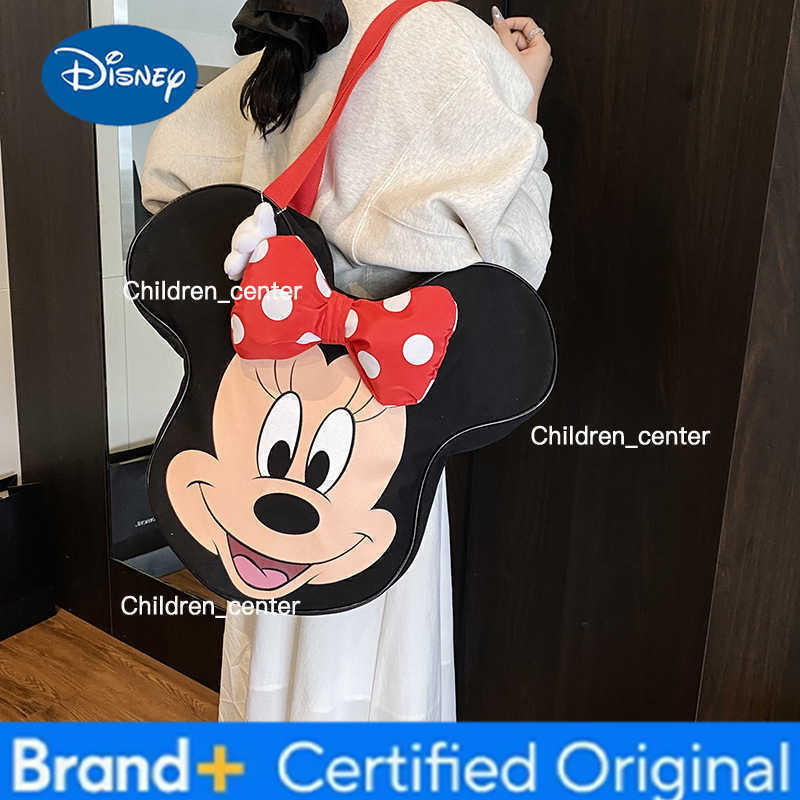 Disney In-Stock WomenS Handbag Fashion High Quality Canvas WomenS Shopping Bag Cartoon Large Capacity WomenS Shoulder Bag H260228