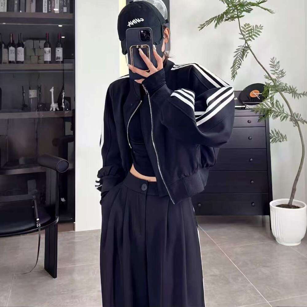Mardi Hefxessdr Two Piece Korean Fashion Women Wide Leg Pant Sets Autumn Winter New Thicken Long Sleeve Jackets Tracksuit Harajuku Sports Suit women&#