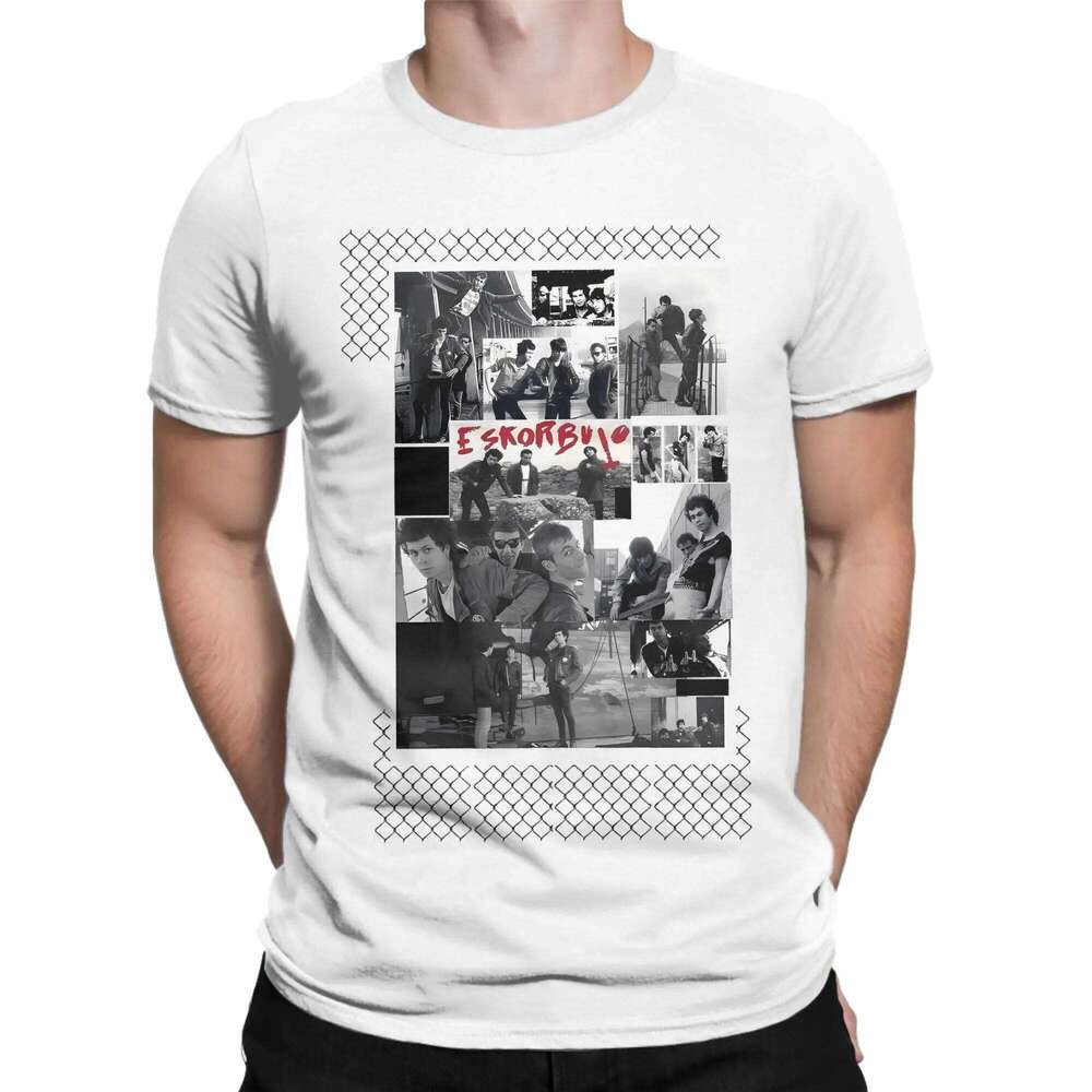 Eskorbuto Band Men T Shirts Amazing Tees Short Sleeve Crewneck T-Shirt Pure Cotton Party Tops C260228 - view 3