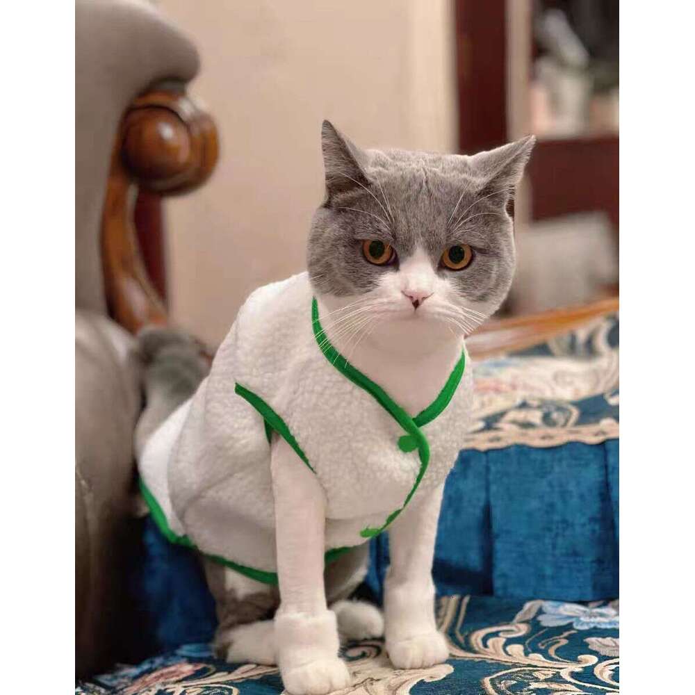 Famous brand Autumn winter warm pet clothes for cats Teddy Bichon Pomeranian small dogs and puppies cat supplies dog vests manufacturer pupakaIK