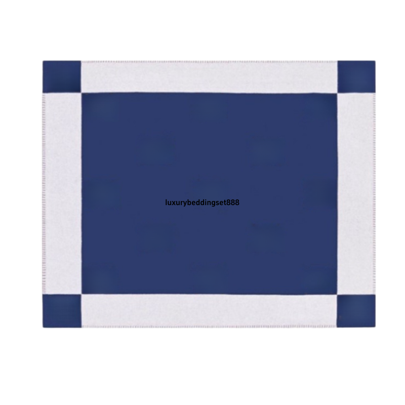 Designer blanket H airplane blankets home Cashmere and wool blend sofa alphabet blanket office nap air - conditioner blanket High-quality luxury brand