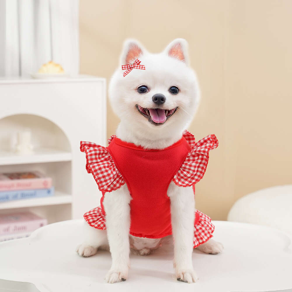 Famous brand Hot Selling Autumn Winter Pet Clothes New Dog Supplies Cat Hoodie Fleece Lined Leash Compatible for Medium and Large Dogs pupakaIK