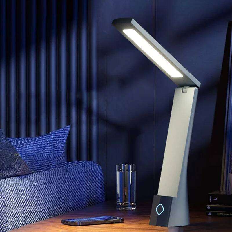 LED Charging And Plugging Foldable Table Lights Eye Protection Learning Lamp Bedroom Bedside Desk LightingFixture Z260227