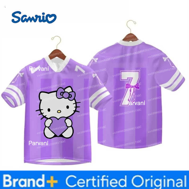 Sanrio Men Tshirt Y2K Top Hello Kitty Kit Tshirt Cartoon Anime T-shirt for Men Sports and Leisure Role Playing Womens T-shirt H260228