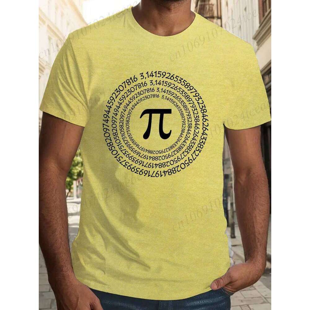 3.14 Mathematics Printed Men's T-Shirt Pi Symbol Oversized Funny Graphic Tees for Men Summer Tops Math Teacher Unisex T-Shirts C260228 - view 6