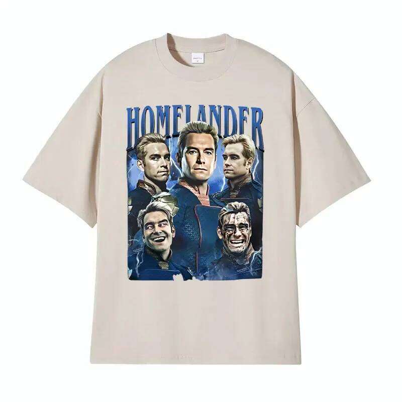 Limited edition Homelander retro pattern for womenHarajuku Gothic classic Tshirtunisex casual oversized Tshirt C260228 - view 7