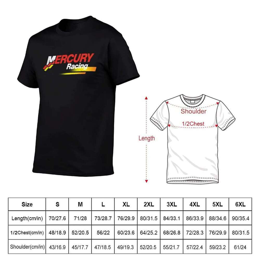 Mercury Racing man t shirts for men casual anime tshirt T-Shirt C260228 - view 6