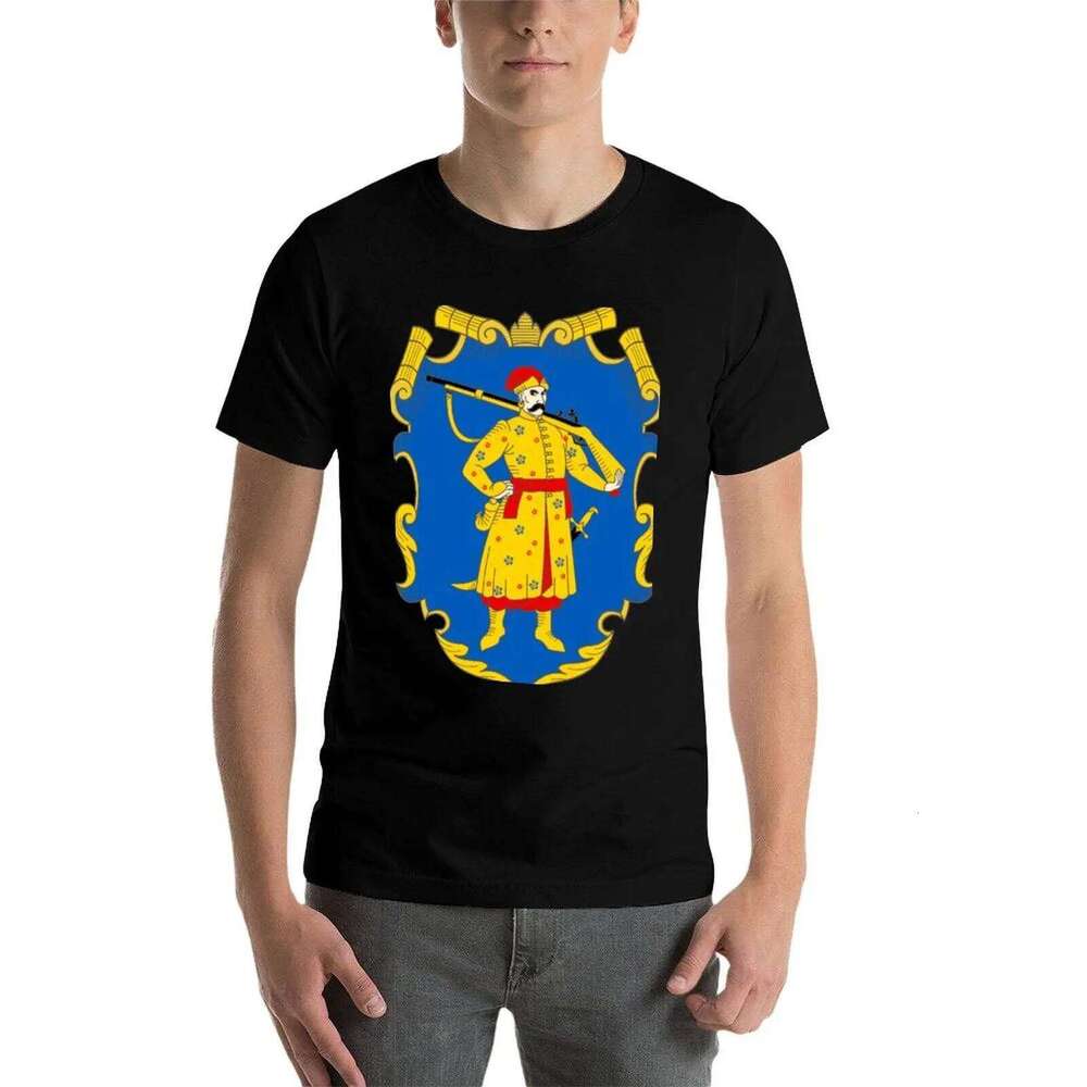 t Host summer men T-Shirt man Coat for casual cotton of shirt Arms Zaporozhian shirts C260228 - view 4