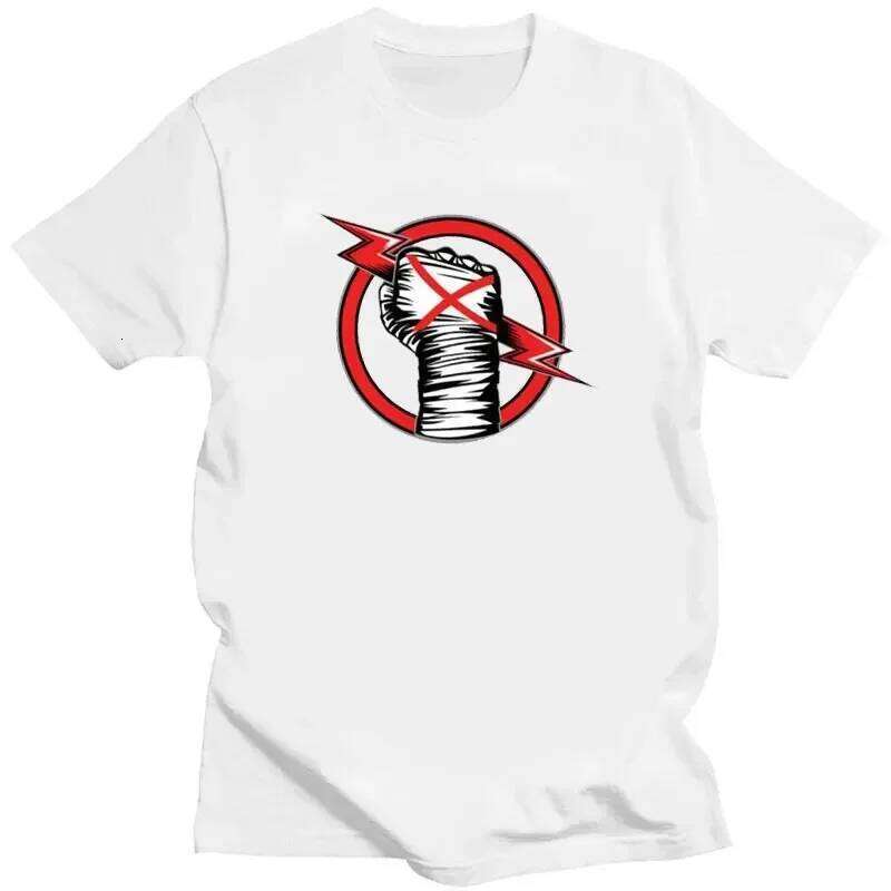 Hipster Clothing Cm Punk T Shirt Male Female American Pro Wrestler Fashion 2024 Black and White T-Shirt Classic Cool Street Wear C260228 - view 6