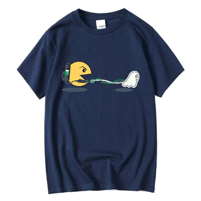Summer Casual Men's High-quality T-shirt 100% Cotton Funny Design Print Loose O-neck T Shirt for Men Short Sleeve Male Tops Tees C260228 - view 3