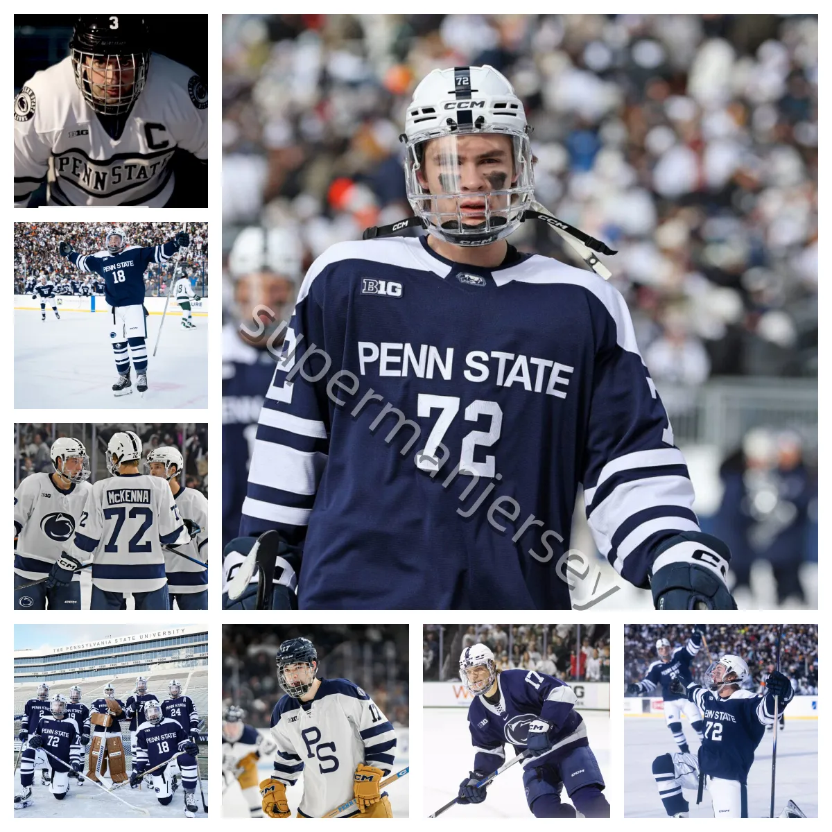 Penn State Hockey jersey 2025 26 Schade Aman Gadowsky Gadowsky Smith Servagno Peters Fascia Misa Schoen DiMarsico McKenna Dowiak Crespo Laubach Fink McFayden