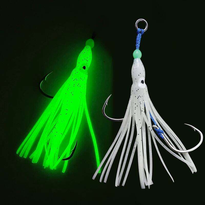 ZYZ 1pc JIG Assist Hook Slow Jigging Soft Octopus Bait String Deep Sea Fishing Hooks Z260228