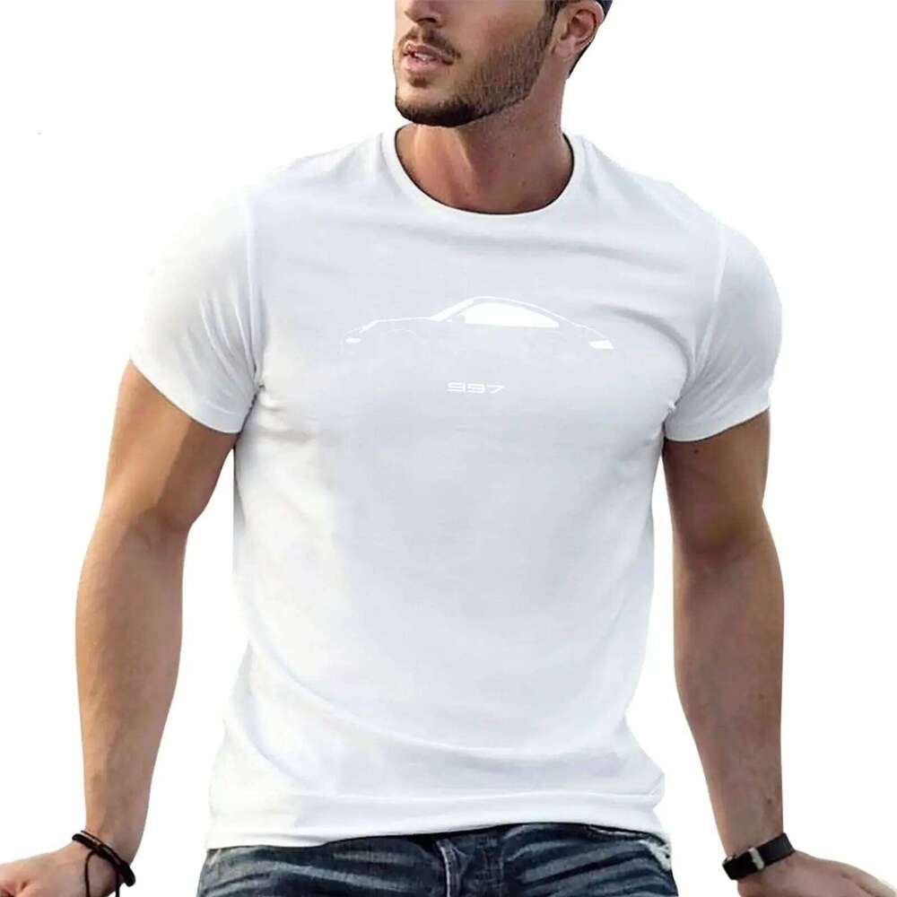 New 997 summer clothes Men's t-shirt brushstroke design T-Shirt men clothing harajuku oversized sweat shirt streetwear 2024 C260228 - view 3