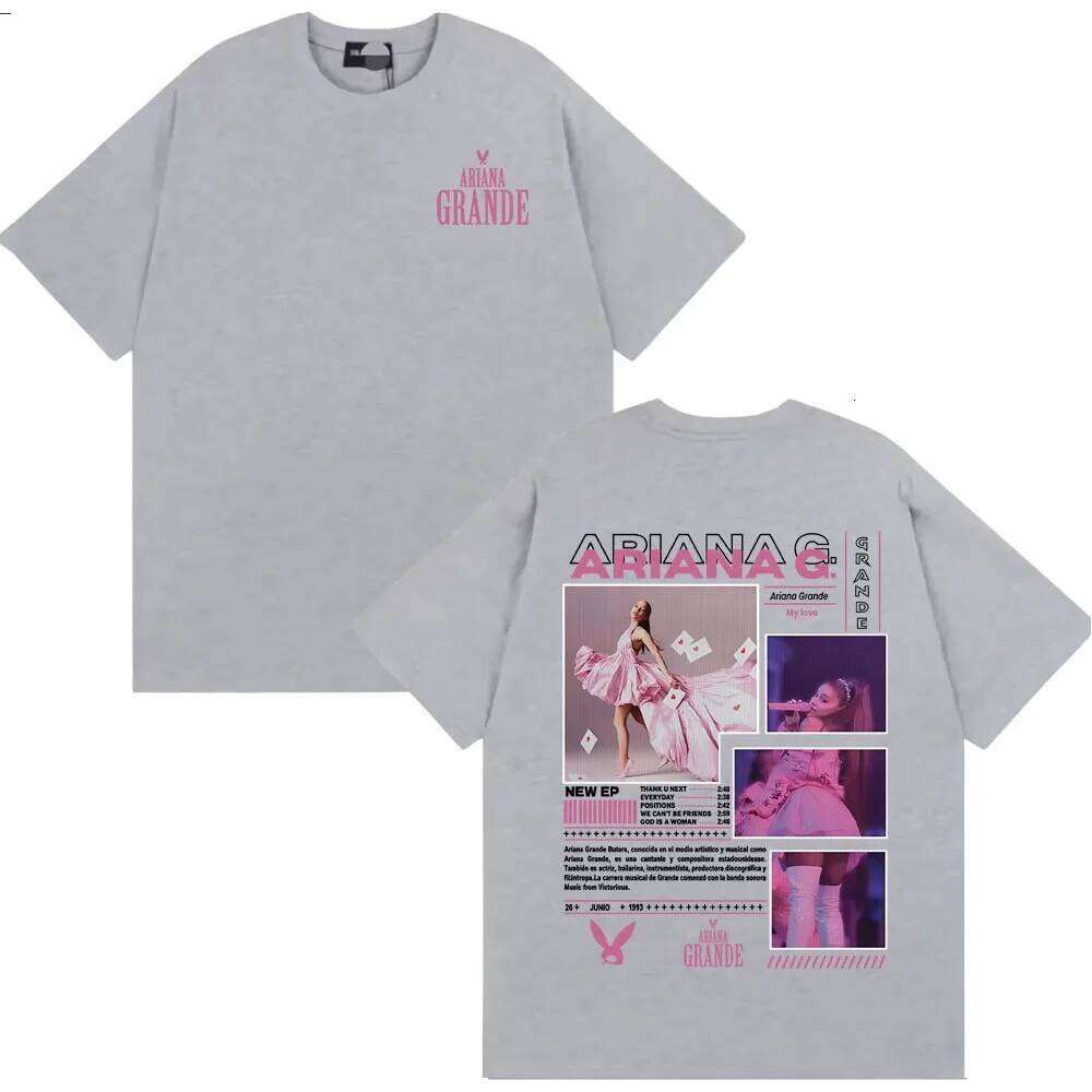 2026 Tour - Fashionable Men's and Women's Oversized with V-neck, 100% Cotton T-shirt C260228 - view 6