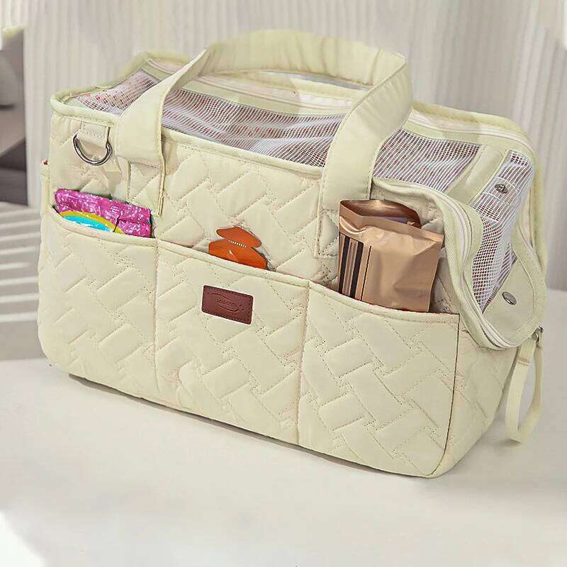 Pet Supplies Pet Cat Carrying Escape Free Multi function Pet Large Capacity Breathable & Cross body Portable Soft Bag