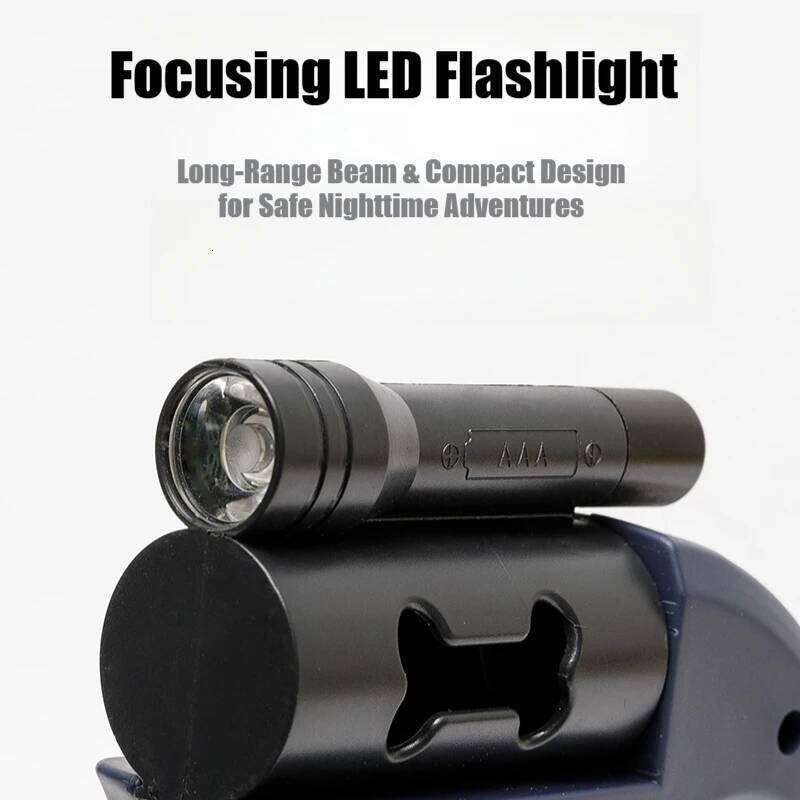 Pet Supplies in Retractable Harness & for Dual Dogs Reflective Leash Dog Accessories with Built in Flashlight AntiTangle Clip