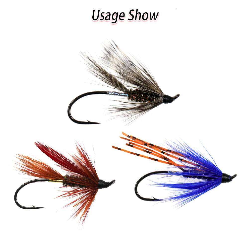 Vampfly High Carbon Steel 2X Long Shank Nymph Streamer Dry Wet Trout Bass Salmon Lure Fly Tying Classic Fishing Hook Z260228