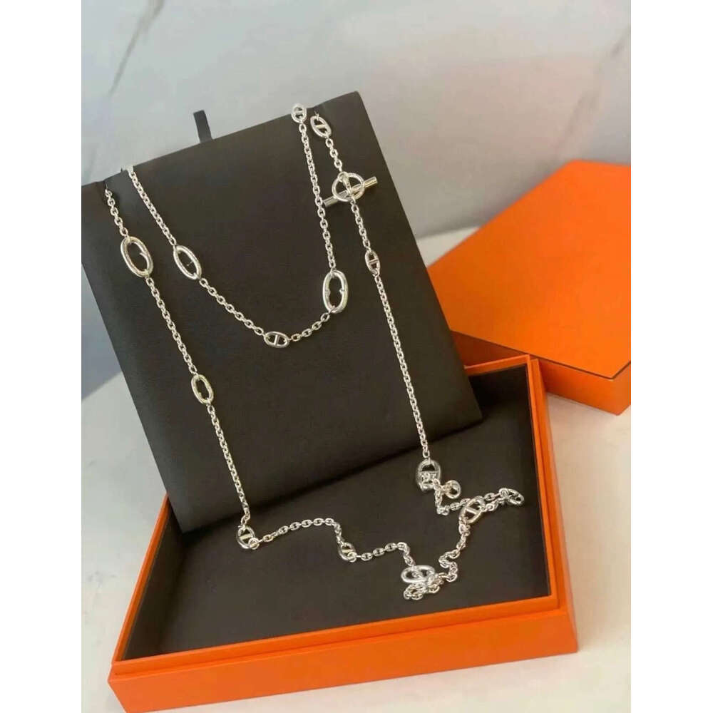 Pendant Necklaces womens Designer necklaces for luxurious Pendants jewelry fashion high-end S925 silver H Brand bag with full diamonds necklace