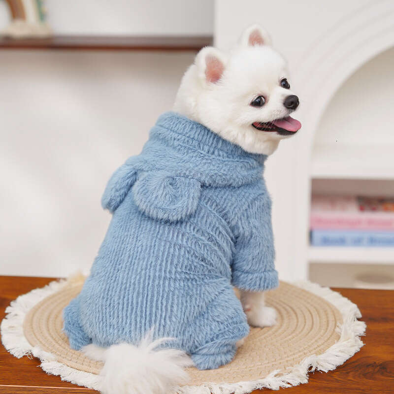 Famous brand Autumn Winter Four Legged Pet Faux Mink Fur Cat Dog Clothes Accessories Vest Teddy Bichon Corgi French Bulldog pupakaIK