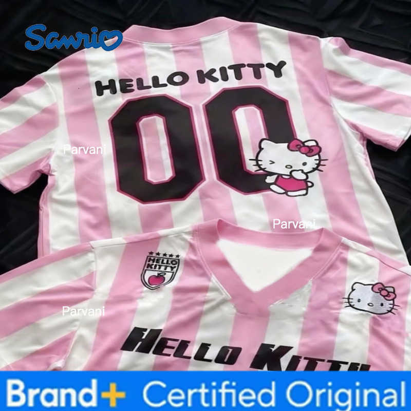 Sanrio Summer Hello Kitty Graphic Tee Women Casual Anime Print Top Streetwear Style Kawaii Fashion Ladies T Shirt Chic Comfort Wear H260228