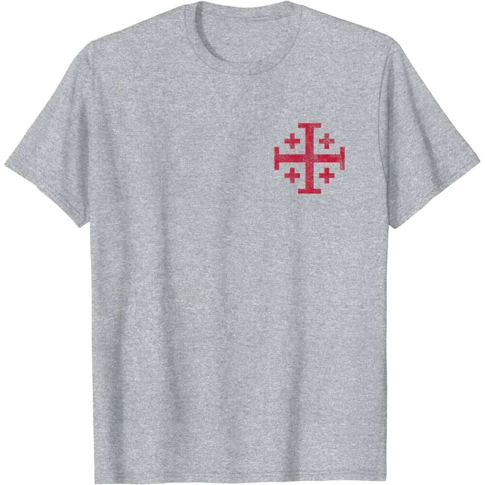 2024 Knight's Templar Cross Kingdom of Jerusalem Men T-Shirt Short Sleeve Casual 100% Cotton O-Neck Summer TShirt C260228 - view 6