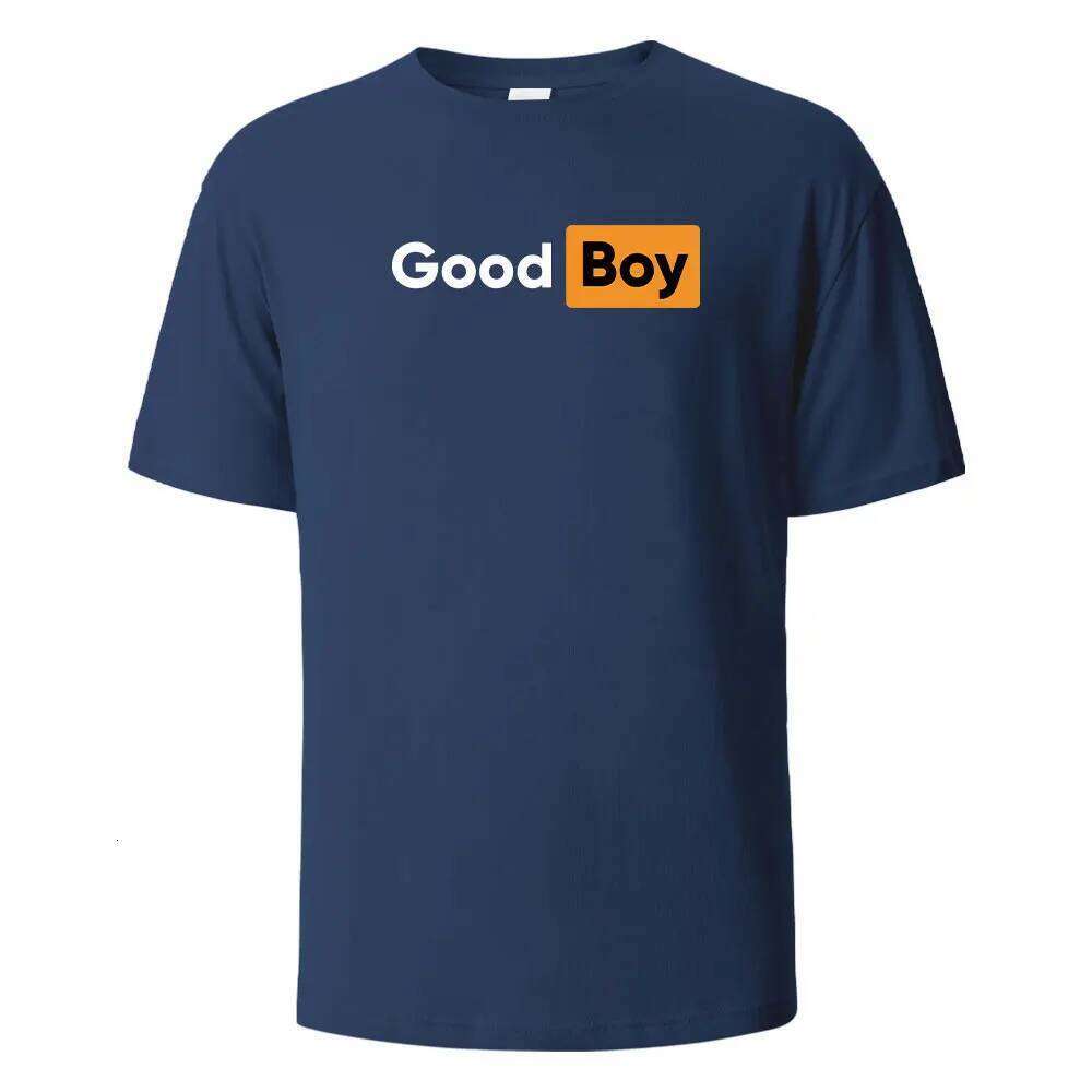 Good Boy Print T-Shirt Summer Tees For Men Women 100% Cotton O-neck Oversize Casual Short sleeved Tops C260228 - view 4