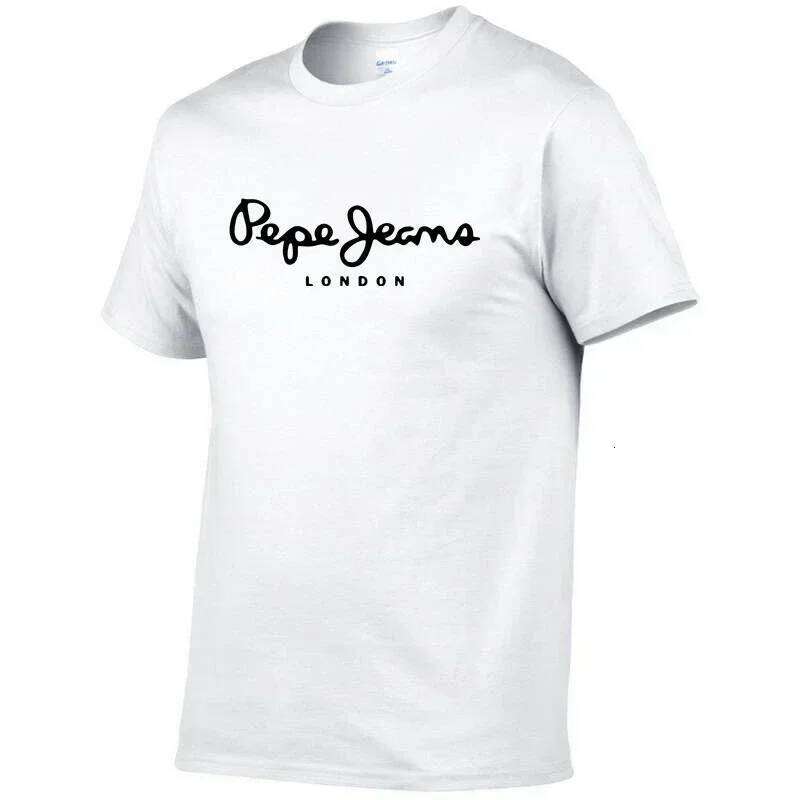 2025 Newest Pepe-Jeans-London Logo T-Shirt Summer Men's /Women's Short Sleeve Popular Tees Shirt Tops Unisex C260228 - view 5