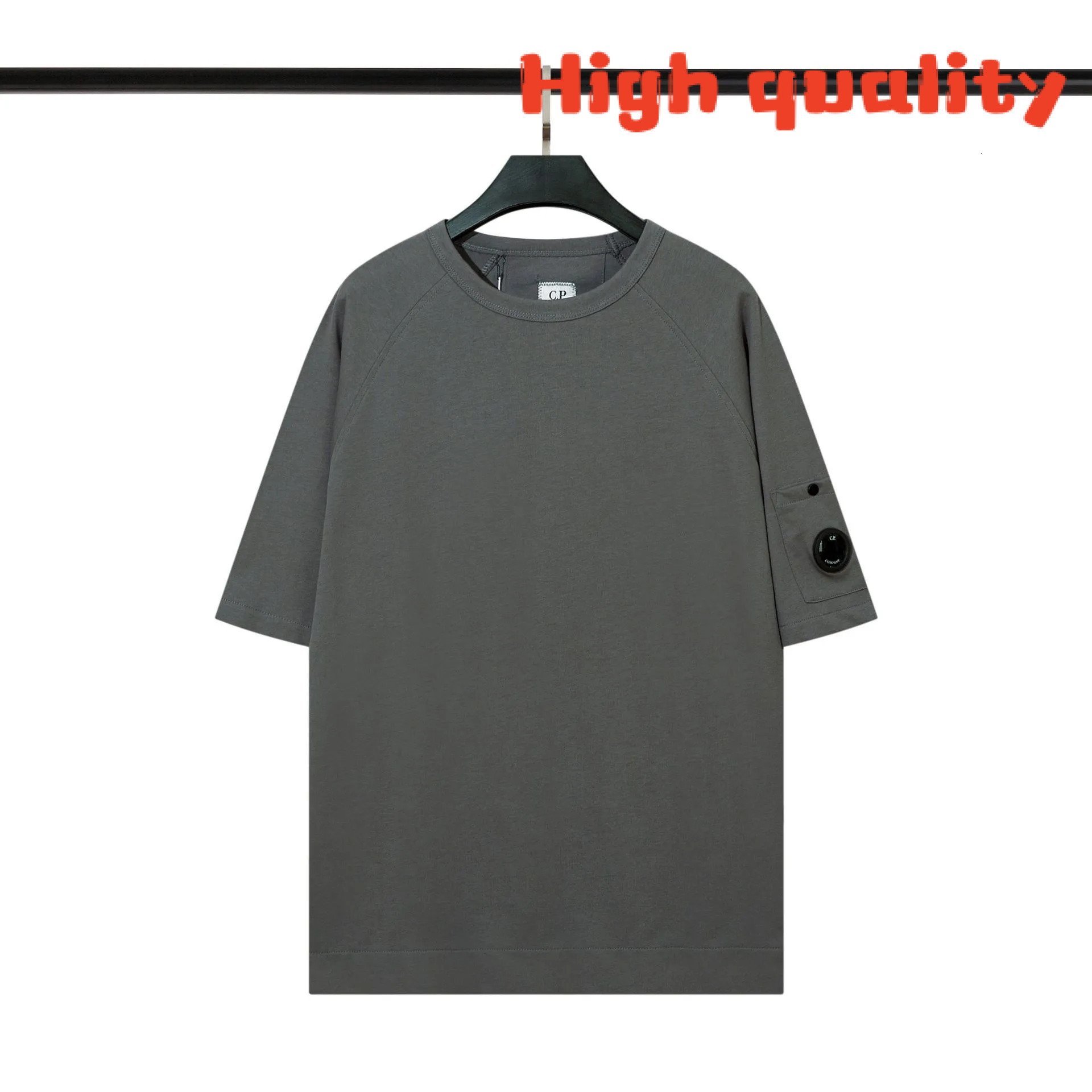 Cpcompanyyyys Shirts Mens Summer Cotton One Lens T Shirt High Quality Loose Round Neck Cpfm Short Sleeve Fashion Print Graphic Compagniness Tees f72