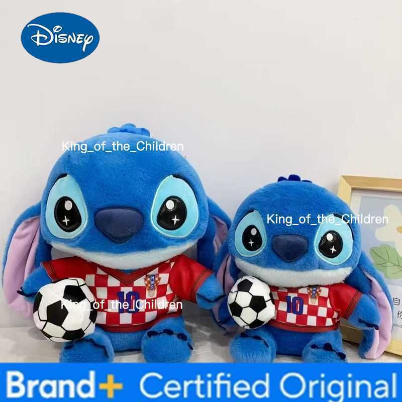 Disney 2026 Stitch Stuffed Plush Cartoon Stuffed Plush Dolls Anime football star Plush Toys Kawaii Pillow Kids Birthday Christmas Gift H260228