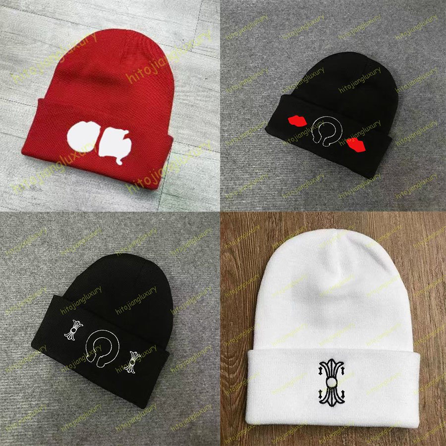 Knitted Unisex Fashion Sanskrit Print Beanie Woolen Hat Casual beanie 1