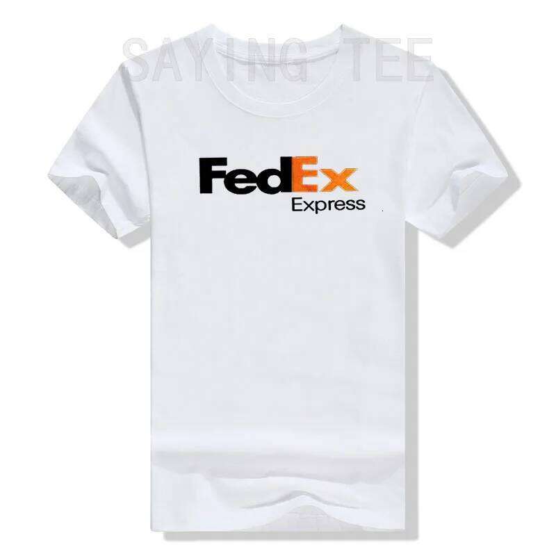 FedEx Unisex Fashion Short Sleeve Crew Neck T-Shirt Graphic Tees Casual for Men Women Funny Blouses Cotton Working Clothes Gifts C260228 - view 7