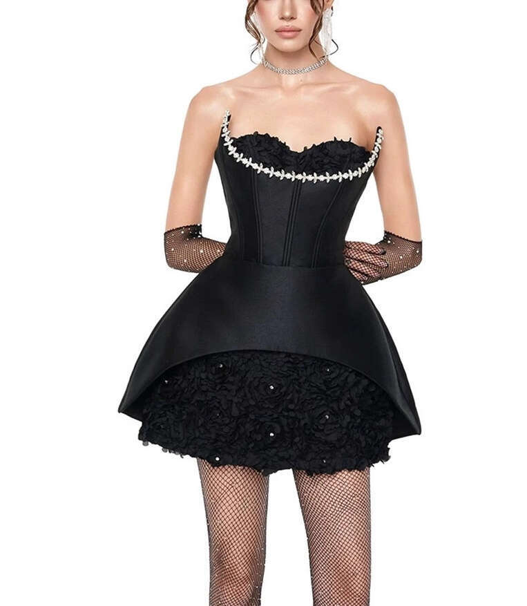 2026 Spring/Summer New Collection: Elegant and a2 Sexy Fashion Dress with Tight corset and Waist for Slimming Effect